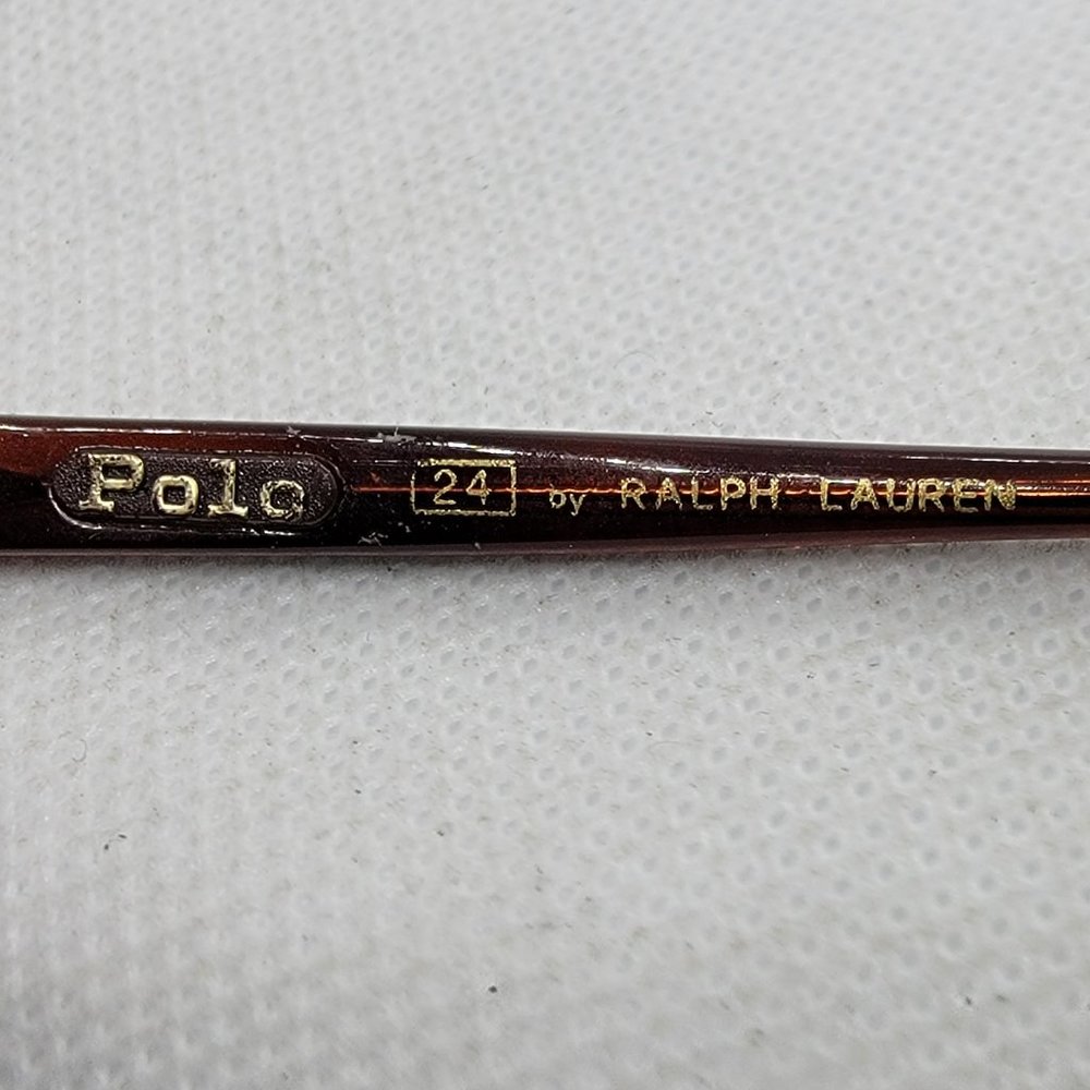 *SOLD* POLO by RALPH LAUREN 24 Tortoise VTG Sunglasses - Picture 8 of 12